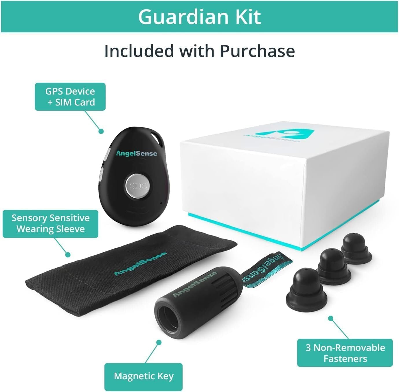 Personal GPS Tracker for Kids, Teen, Autism, Special Needs, Elderly, Dementia - 2-Way Auto-Answer Speakerphone & SOS Button - Nationwide Coverage - School Bus Tracking and Easy-To-Use App